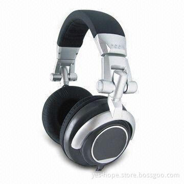 DJ Headphones with 20Hz to 20kHz Frequency Range, Suitable for MP3/MP4 Players/Apple's iPod/DVD/CD